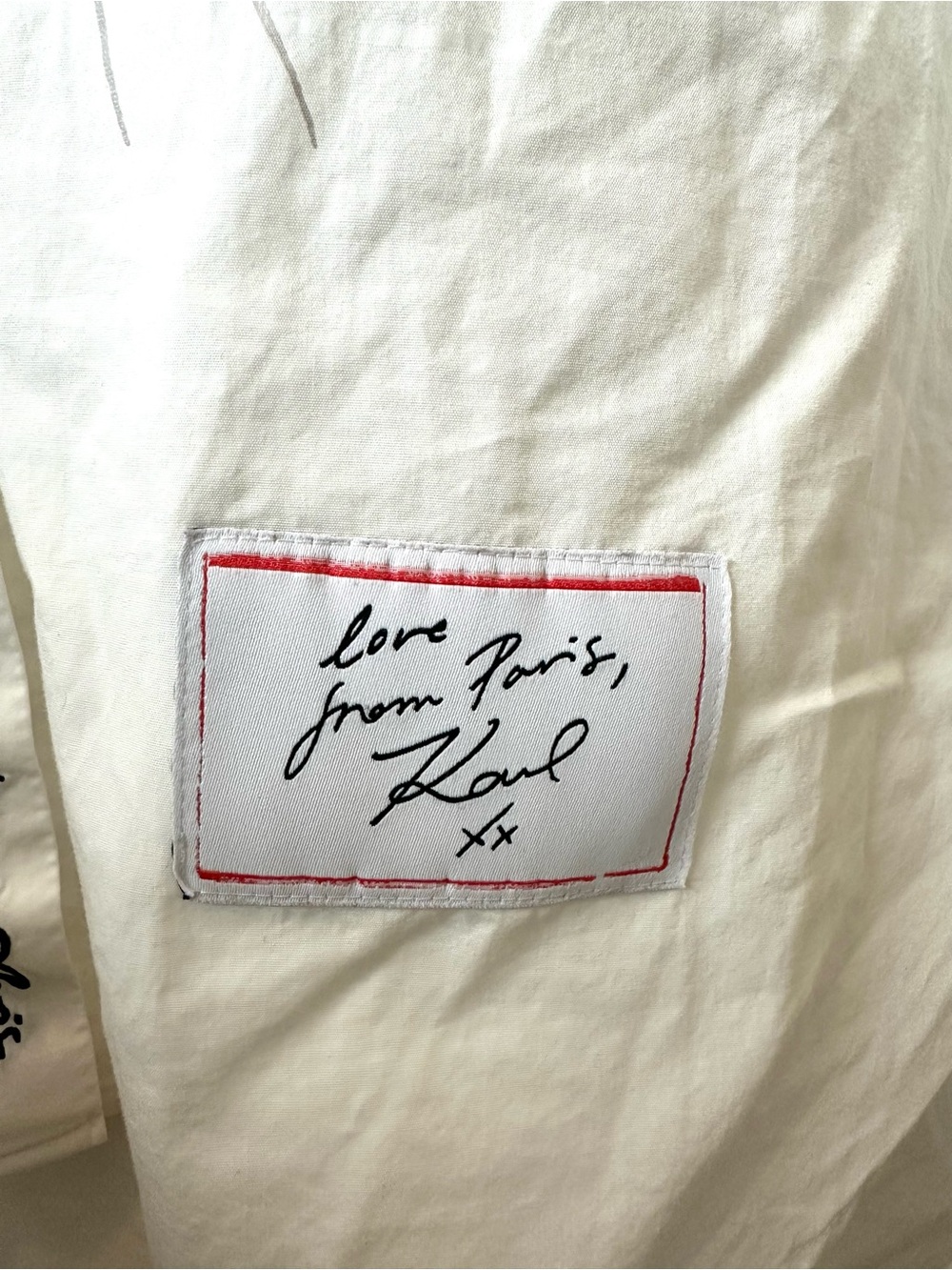 Karl Lagerfeld Paris Limited Edition Button Down Shirt Blouse - Picture 2 of 4